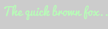 Image with Font Color B8FBB8 and Background Color CCCCCC